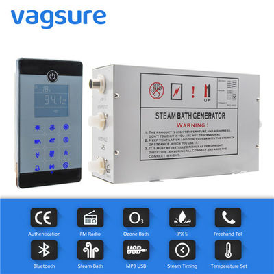 Çin LCD Dokunmatik Ekran / Bluetooth Kontrol Paneli ile su geçirmez IPX5 Buhar Banyosu Ekipmanları Tedarikçi