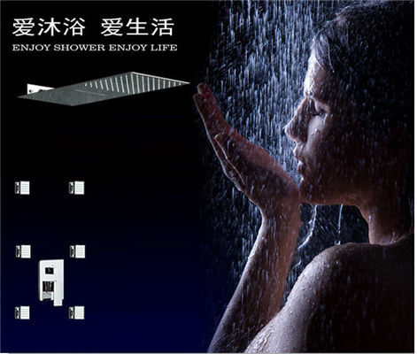 Çin Altı Ayarlanabilir Masaj Jetleri ile Duvar Duş Bataryası Setleri Yeniden Galvaniz Tedarikçi